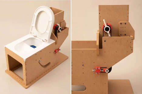 Sustainable Sand-Filled Toilets