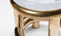 Raw Cast-Bronze Side Tables Image 5