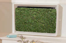 Moss-Covered Air Conditioners