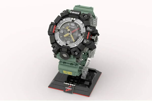 Hyper-Detailed Building Block Timepieces