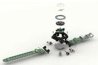 Hyper-Detailed Building Block Timepieces Image 7