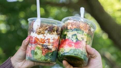 Handheld QSR Salad Menus