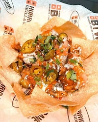 Chicken Wing-Topped Nachos