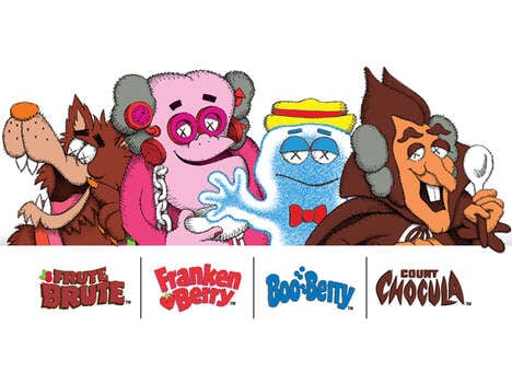 Nostalgia-Inducing Monster Cereals