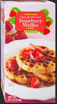 Strawberry-Flavored Toaster Waffles Image 1