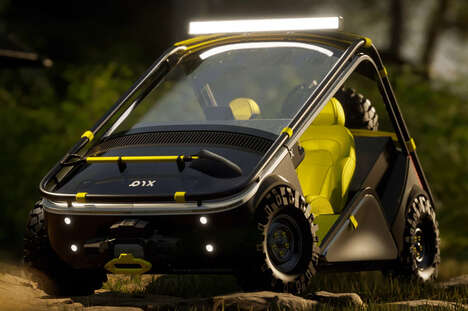 Boomerang-Shaped Urban Mobility Vehicles