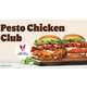 Pesto-Topped Chicken Burgers Image 1