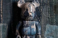 Patchwork Denim Figurine Sets
