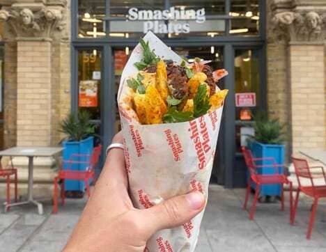 Plant-Based Skewer Wraps