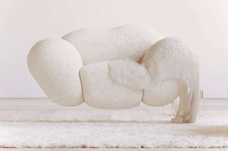 Precariously Suspended Sofas