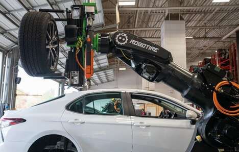 Automated Tire-Changing Robots