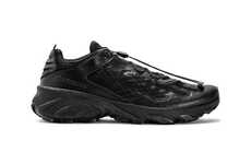 All-Black Technical Terrain Sneakers