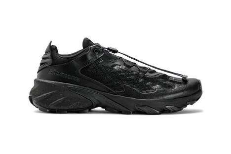 All-Black Technical Terrain Sneakers