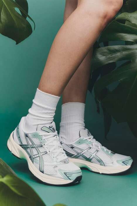 Shimmery Green Vegan Sneakers