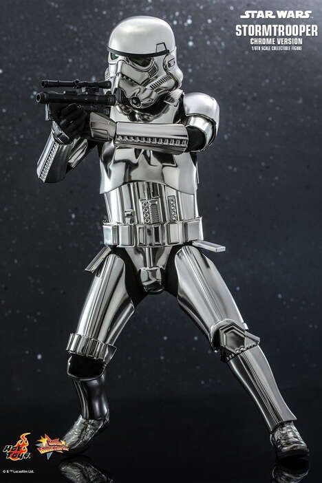 Chrome-Colored Action Figures