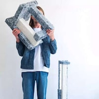 Upcycled Denim Waste Furniture Image 6