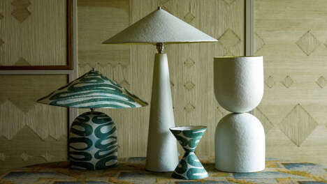 Recycled Paper Pulp Lamps