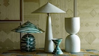 Recycled Paper Pulp Lamps Image 1