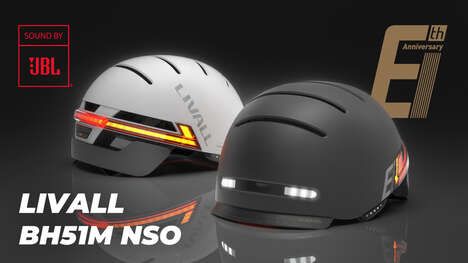 Speaker-Equipped Sports Helmets