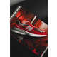 Eccentric Red Suede Sneakers Image 2