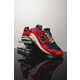 Eccentric Red Suede Sneakers Image 6