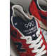 Eccentric Red Suede Sneakers Image 7