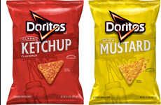 Condiment-Flavored Snack Chips