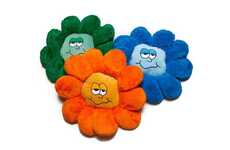 Emotive Plush Sunflower Pillows