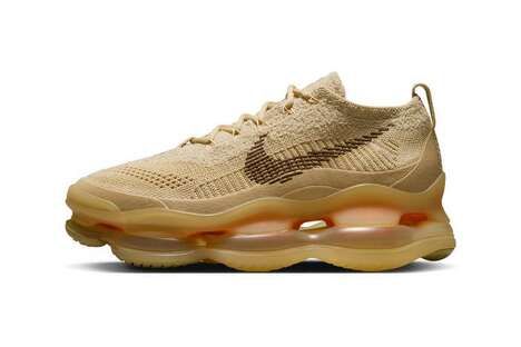 Fall-Themed Neutral Bulbous Sneakers