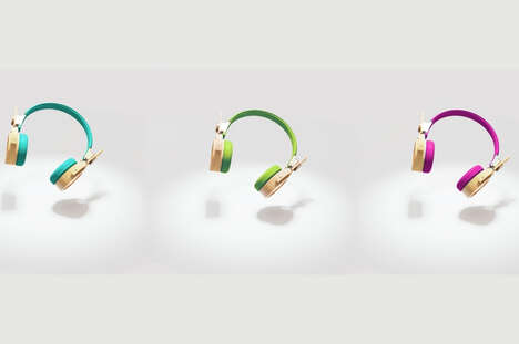 Woven Bamboo Headphones