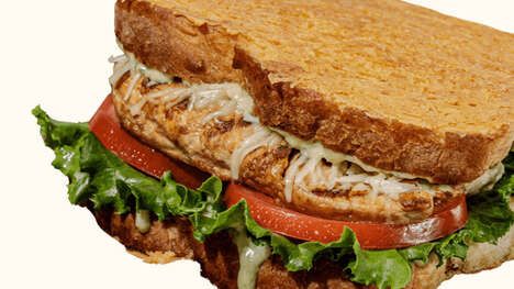 Parmesan-Crusted Sourdough Sandwiches
