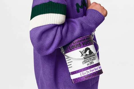 Purple Paint-Inspired Bags