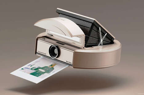 Modernized Folding Instant Cameras