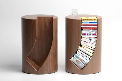 Book-Storing Side Tables