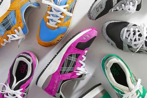 Eye-Catching Paneled Sneakers