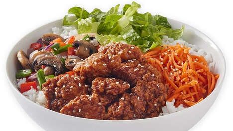 Crunchy Korean Chicken Bowls