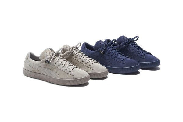Monochromatic Suede Sneakers