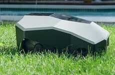 Robotic AI-Powered Lawnmowers