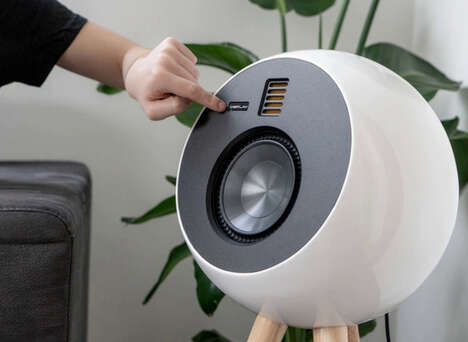 Spherical Freestanding HiFi Speakers