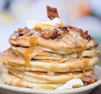 Bacon-Themed Pancake Specials Image 1
