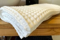 Waffle-Woven Bamboo Towels Image 3