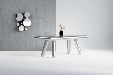 Artwork-Inspired Dining Tables