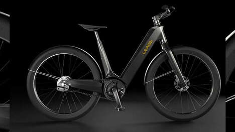 Minimalist Carbon Fiber E-Bikes