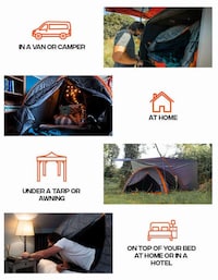 Inflatable Temperature-Regulating Tents Image 2