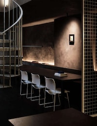 Contrasting Workspace Interiors