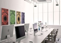 Contrasting Workspace Interiors Image 5