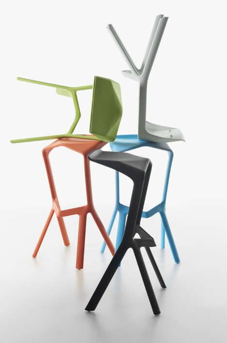 Design-Forward Stackable Stools