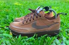 Brown-Tonal Lifestyle Sneakers