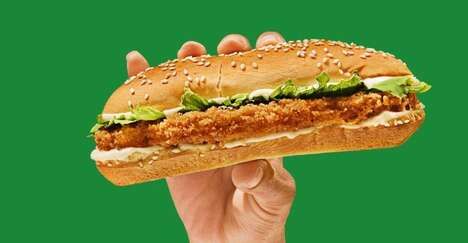 Plant-Based Fast Food Sandwiches