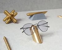Freestanding Metallic Eyewear Holders Image 1